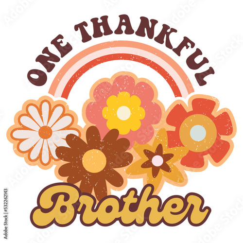 One thankful brother Happy Halloween shirt print template, Pumpkin Fall Witches Halloween Costume shirt design