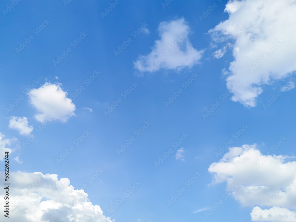 Fototapeta premium cloud sky clouds blue daytime free space