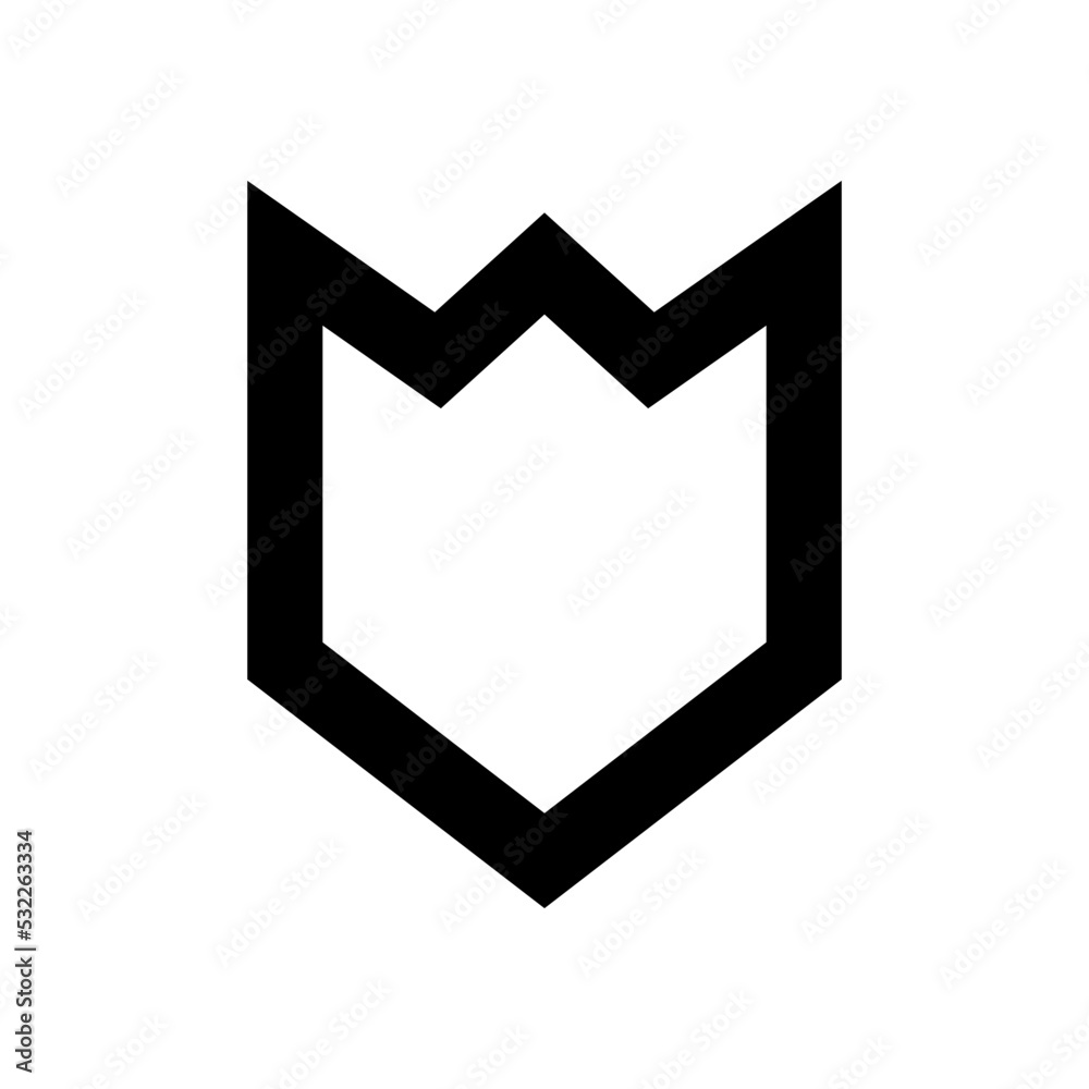 geometrical shield design. shield or badge using modern geometric style . vector illustration geometrical shield design. shield or badge using modern geometric style . vector illustration