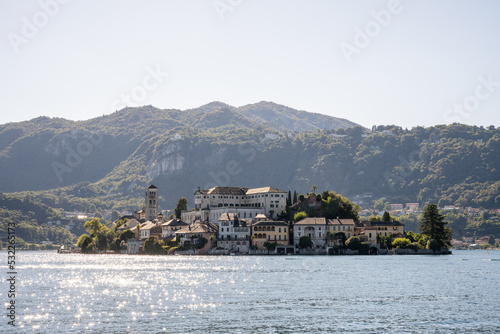 village San Giulio on the lake