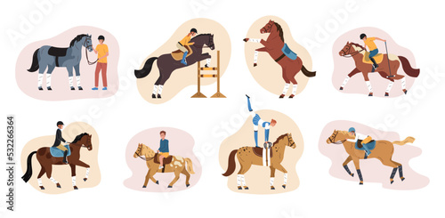 Horse Sport Flat Set