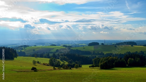 czech autumn season landscape in nature