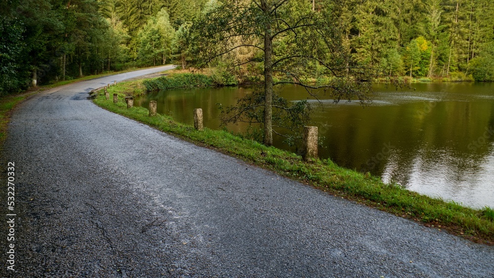 czech autumn season landscape in nature