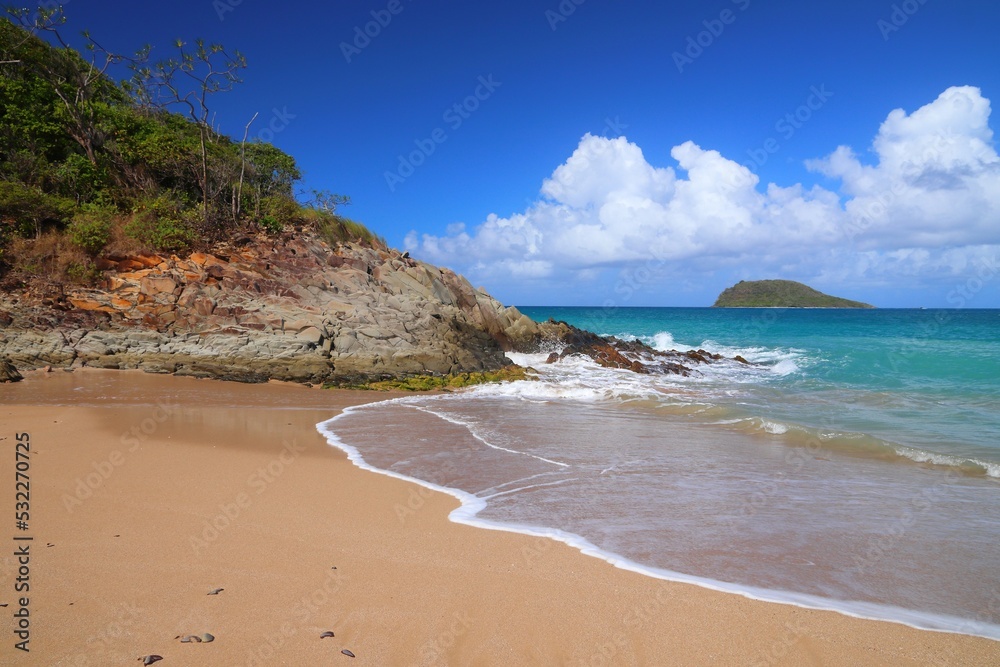 Obraz premium Plage de Tillet, Guadeloupe