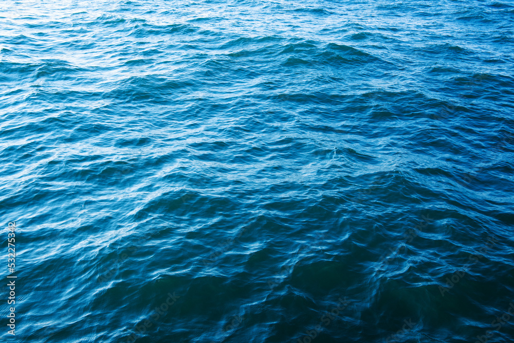 Obraz premium Blue sea water background texture