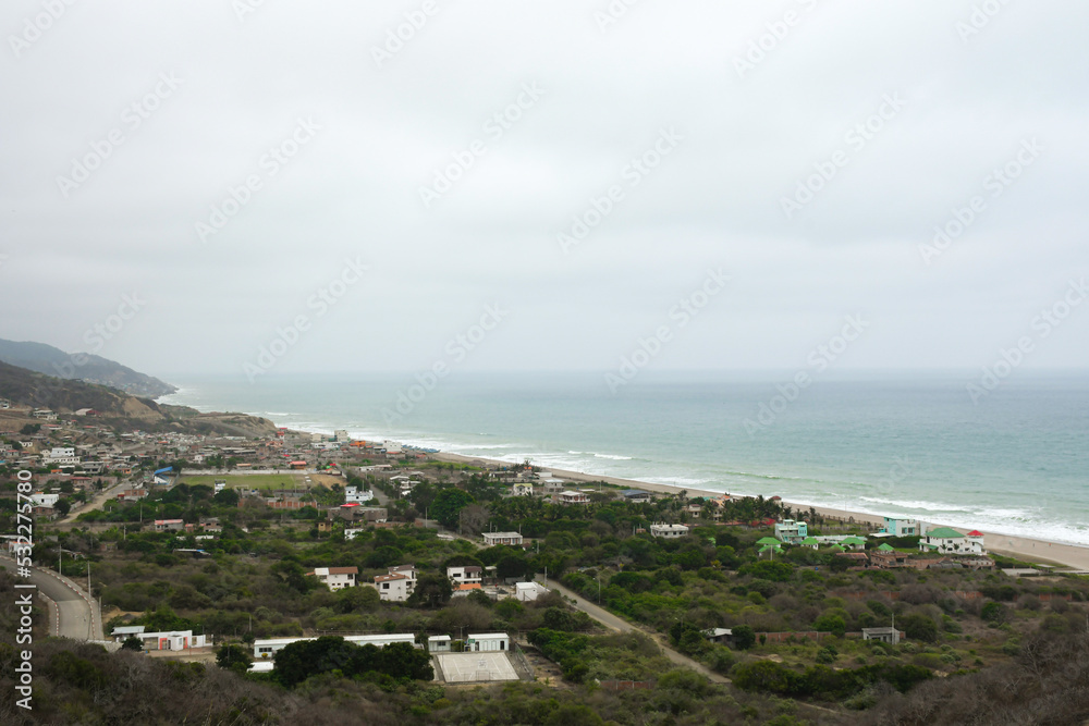 Fototapeta premium view from the top of the city