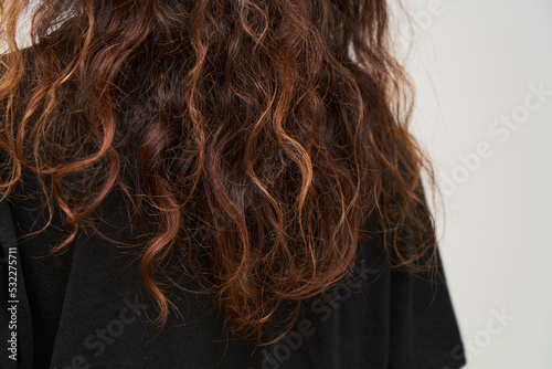 Photos Dry and frizzy natural curly hair that needs hydration