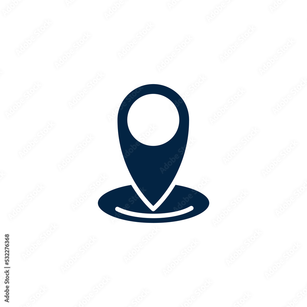 Location sign concept line icon. Simple element illustration. Location sign concept outline symbol design. Location sign concept line icon. Simple element illustration. Location sign concept outline symbol design.