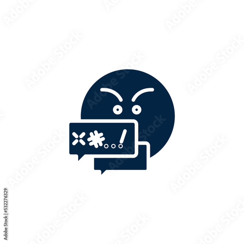 Cyber Bullying concept line icon. Simple element illustration. Cyber Bullying concept outline symbol design.