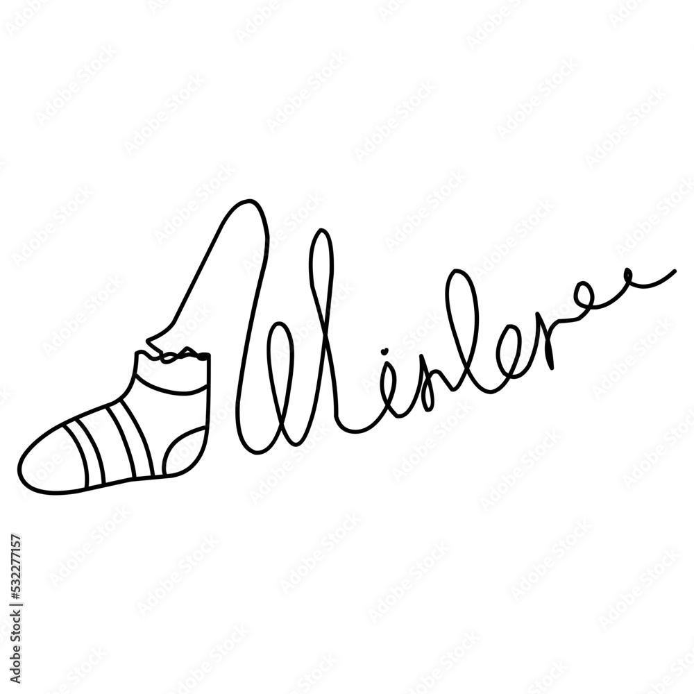 Typography winter snow t-shirt design. winter lettering illustration. inscription. Hand-drawn doodles illustration. Line art.  handwritten style.