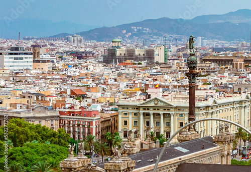 A city view of Barcelona