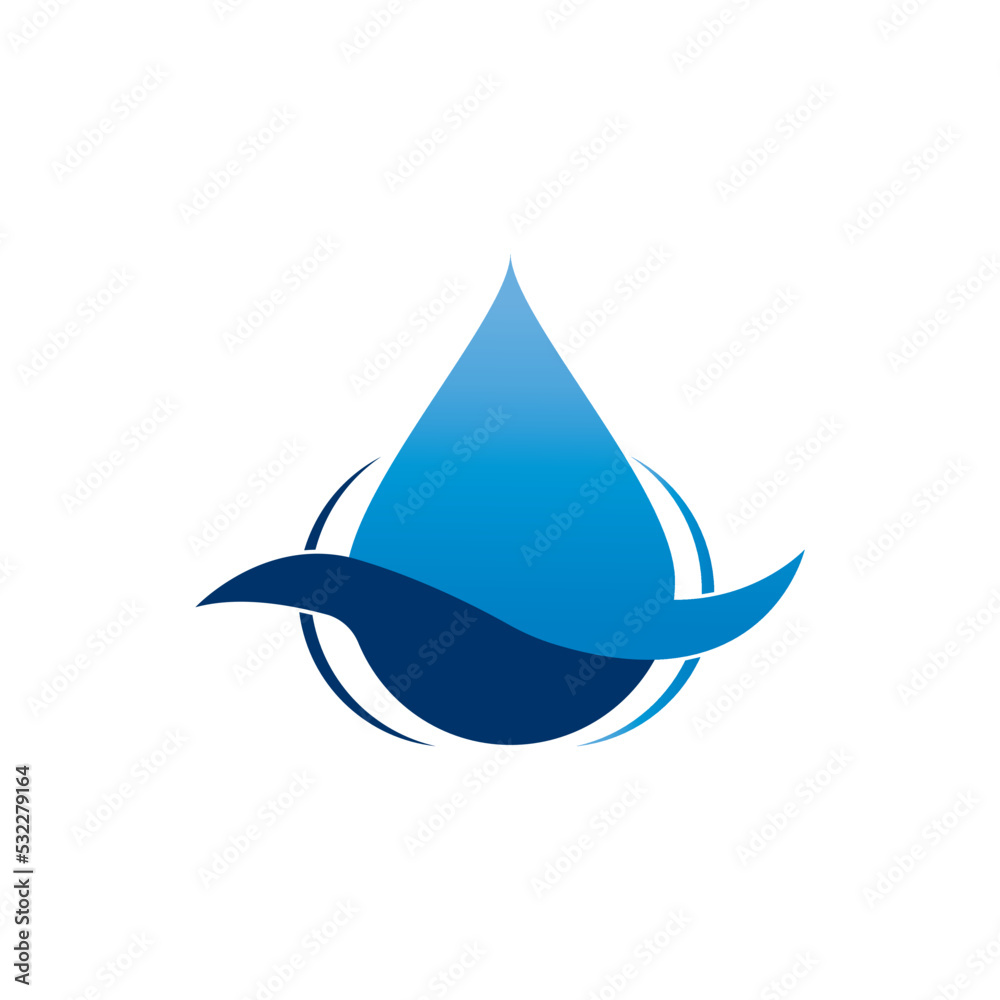 Water drop logo Water drop logo