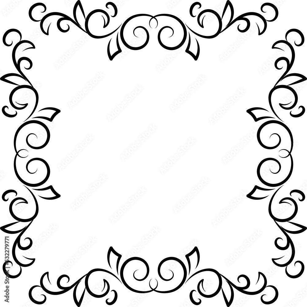 frame with ornament