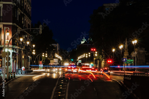 światła wieczorne miasta madryt © Tomek Górski