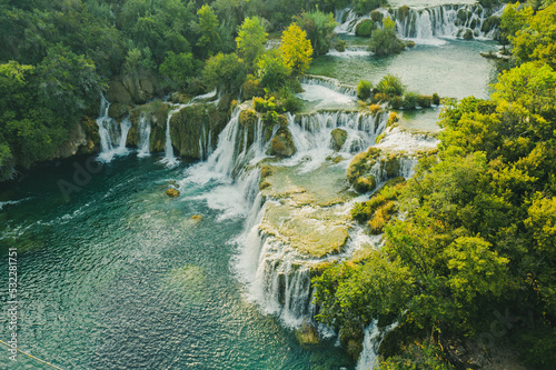 Fototapeta Naklejka Na Ścianę i Meble -  Waterfalls at Krka