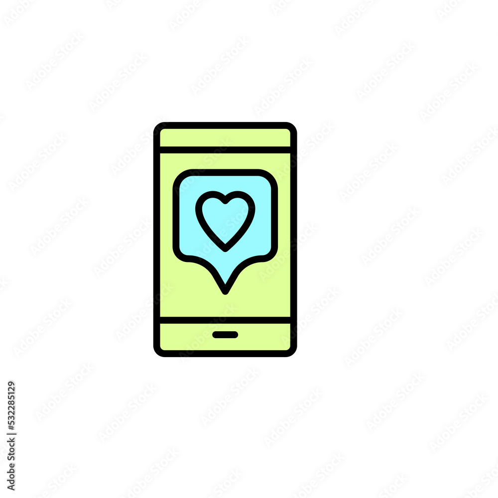 Social media concept line icon. Simple element illustration. Social media concept outline symbol design. Social media concept line icon. Simple element illustration. Social media concept outline symbol design.