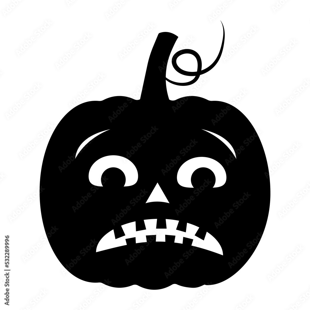 Set pumpkin on white background for the holiday Halloween. Vector illustration. Set pumpkin on white background for the holiday Halloween. Vector illustration.