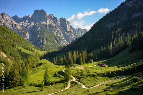 beautiful scenery at Bindalm, Berchtesgaden national park, Germany
