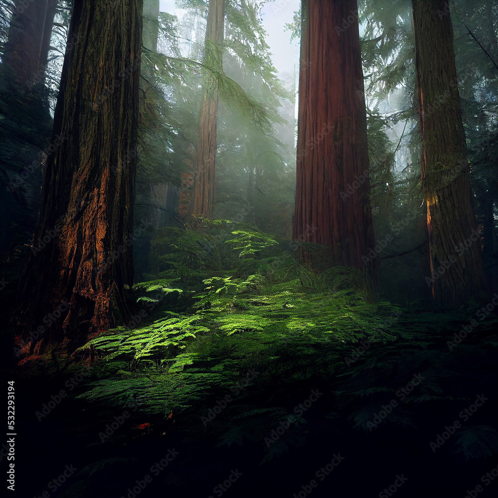 Fototapeta premium morning in the forest