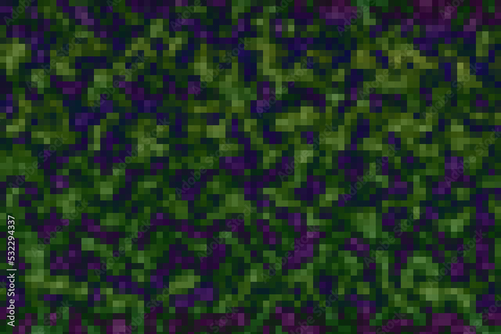 Naklejka premium Tło mozaikowe, fioletowo-zielone, abstrakcyjny wzór.