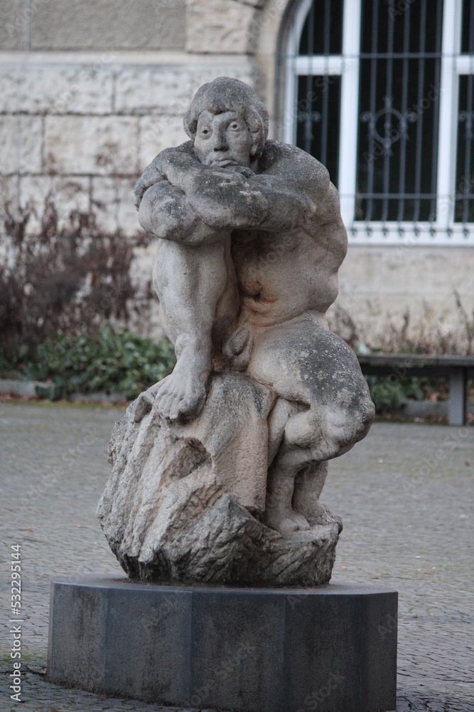 Naklejka premium statue