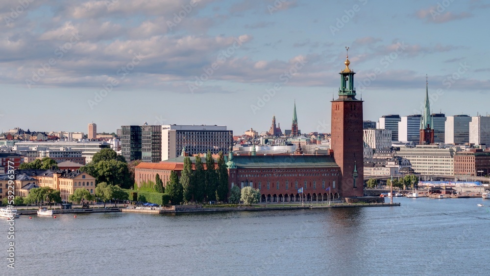 Obraz premium Gamla Stan, cœur historique de Stockholm, capitale de la suède