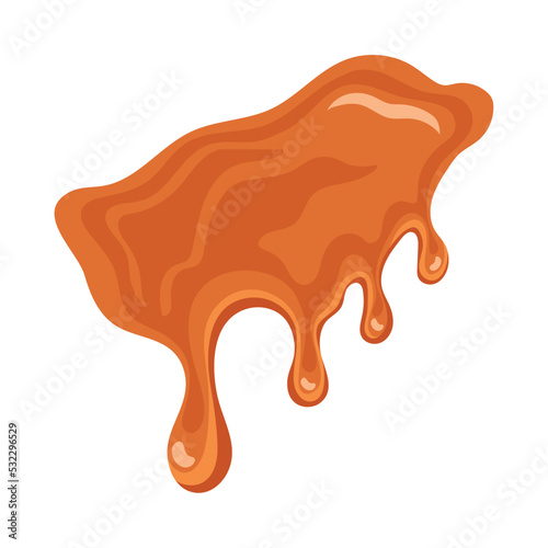 sweet caramel melting