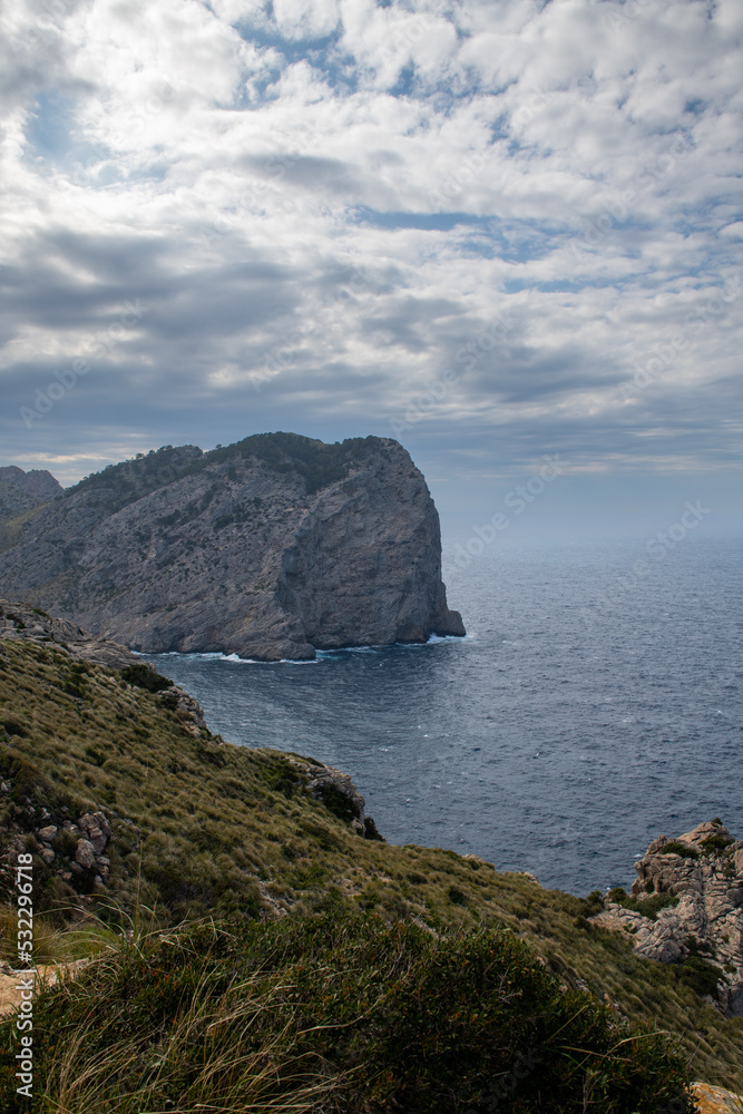 The Majorcan coastline near Cape de Formentor.