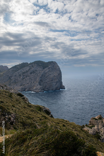The Majorcan coastline near Cape de Formentor.