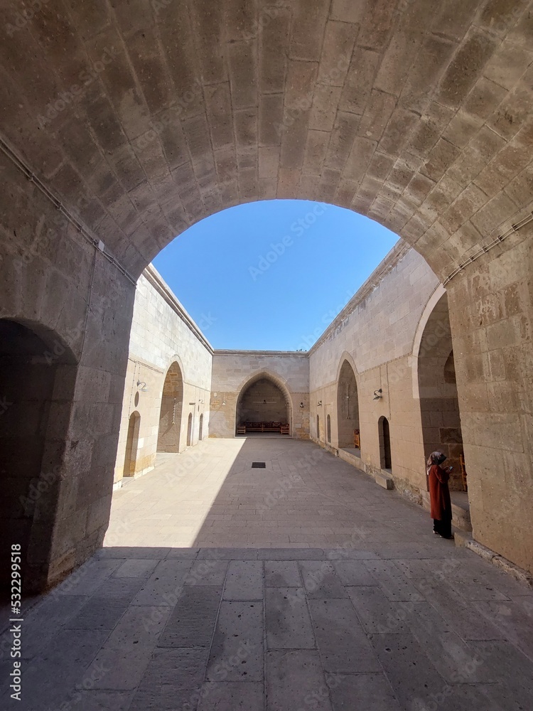 Naklejka premium arches of the cathedral