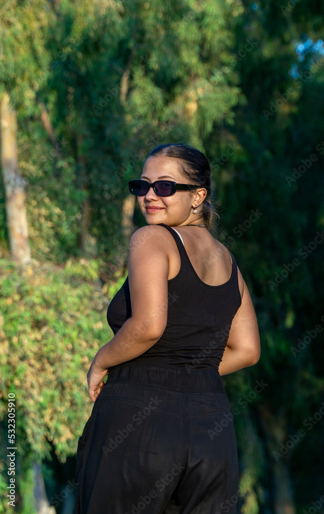 Portrait of a young beautiful girl on a sunny day Portrait of a young beautiful girl on a sunny day