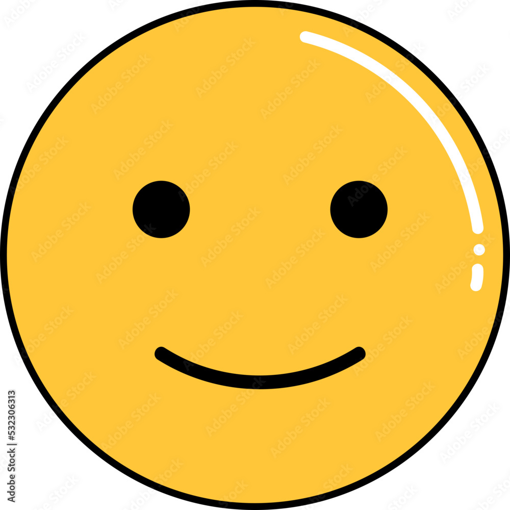 Fototapeta premium emoticon icon