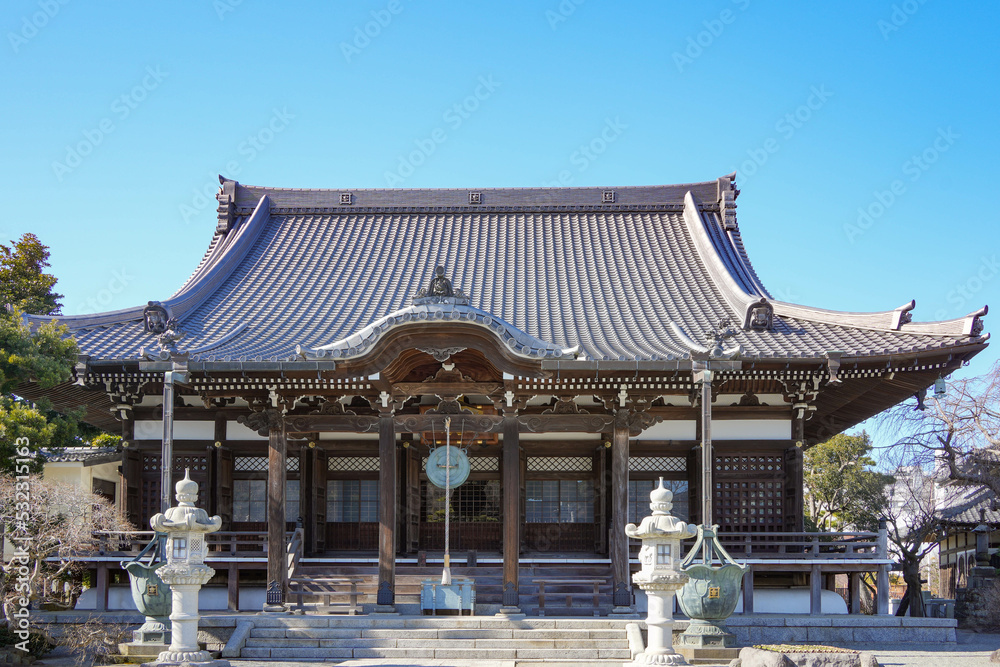 Fototapeta premium 本覚寺（日本、神奈川県鎌倉市小町） 