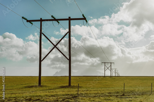 Powerlines in the Countryside photo