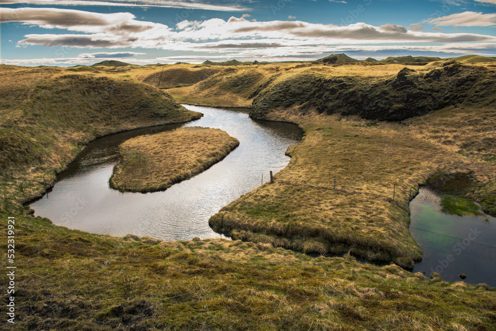Small river in southern Iceland