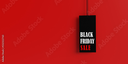 Leinwand Poster Tag card black friday sale cyber monday discount retail label shop offer promoti