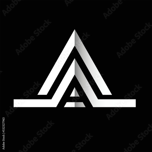 monogram letter A