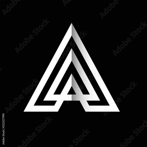 monogram letter A