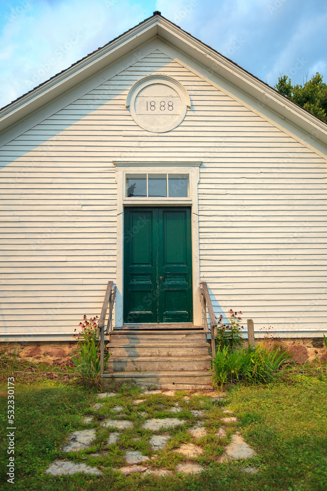 1888 schoolhouse in Wisconsin