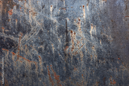 Old weathered rusty iron metal texture background