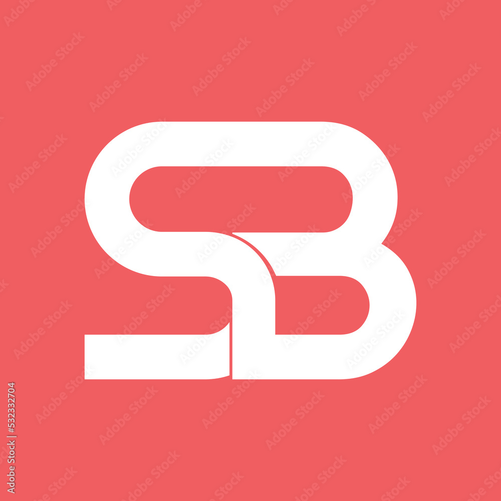 SB letter logo design on the luxury background. SB monogram initials letter logo concept. BS icon design. SB elegant symbol design SB letter logo design on the luxury background. SB monogram initials letter logo concept. BS icon design. SB elegant symbol design