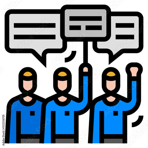 labor unrest icon