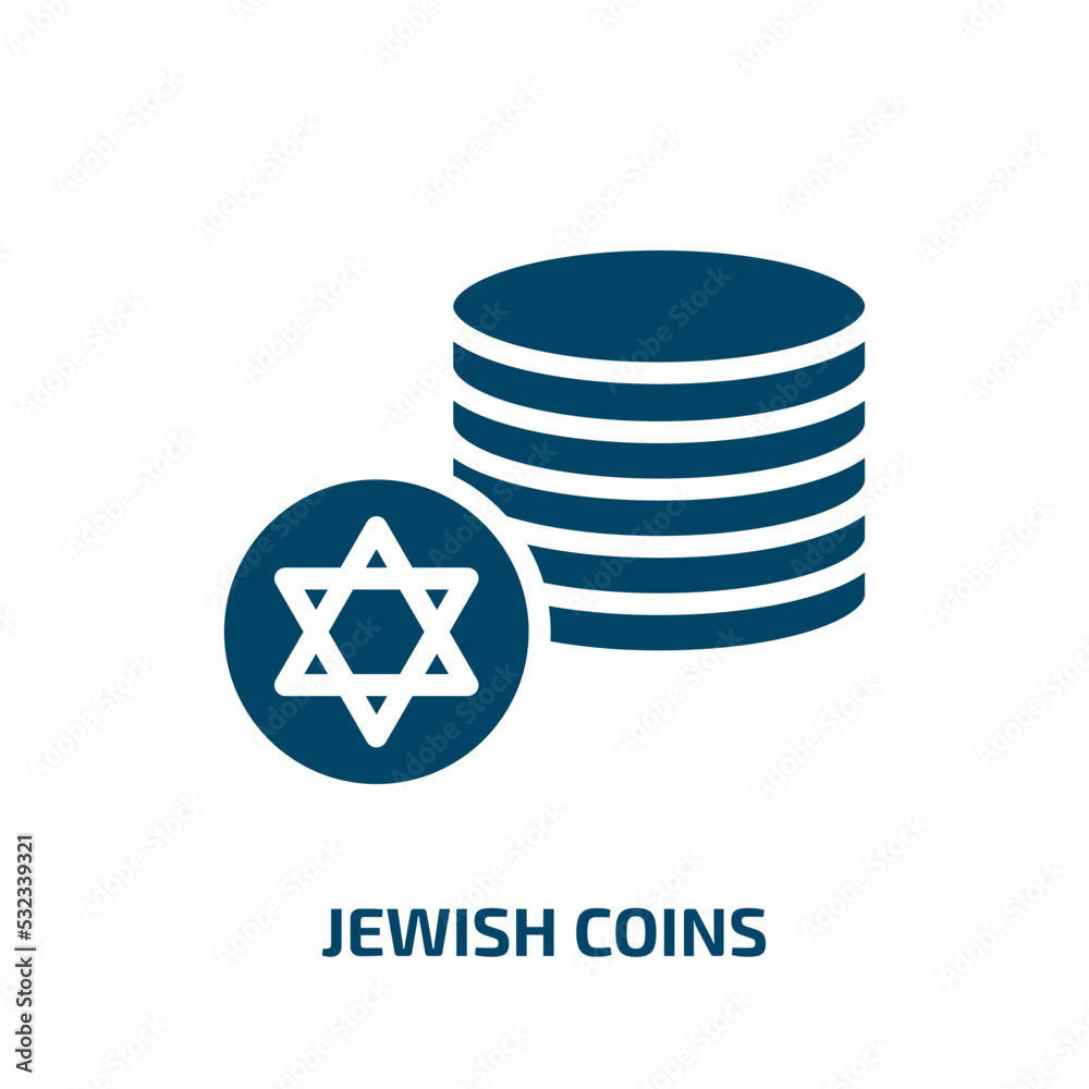 jewish coins icon from religion collection. Filled jewish coins, menorah, hanukkah glyph icons isolated on white background. Black vector jewish coins sign, symbol for web design and mobile apps jewish coins icon from religion collection. Filled jewish coins, menorah, hanukkah glyph icons isolated on white background. Black vector jewish coins sign, symbol for web design and mobile apps