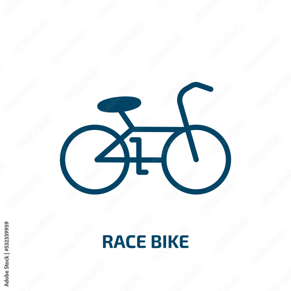 race bike icon from sports collection. Filled race bike, cycle, bike glyph icons isolated on white background. Black vector race bike sign, symbol for web design and mobile apps race bike icon from sports collection. Filled race bike, cycle, bike glyph icons isolated on white background. Black vector race bike sign, symbol for web design and mobile apps