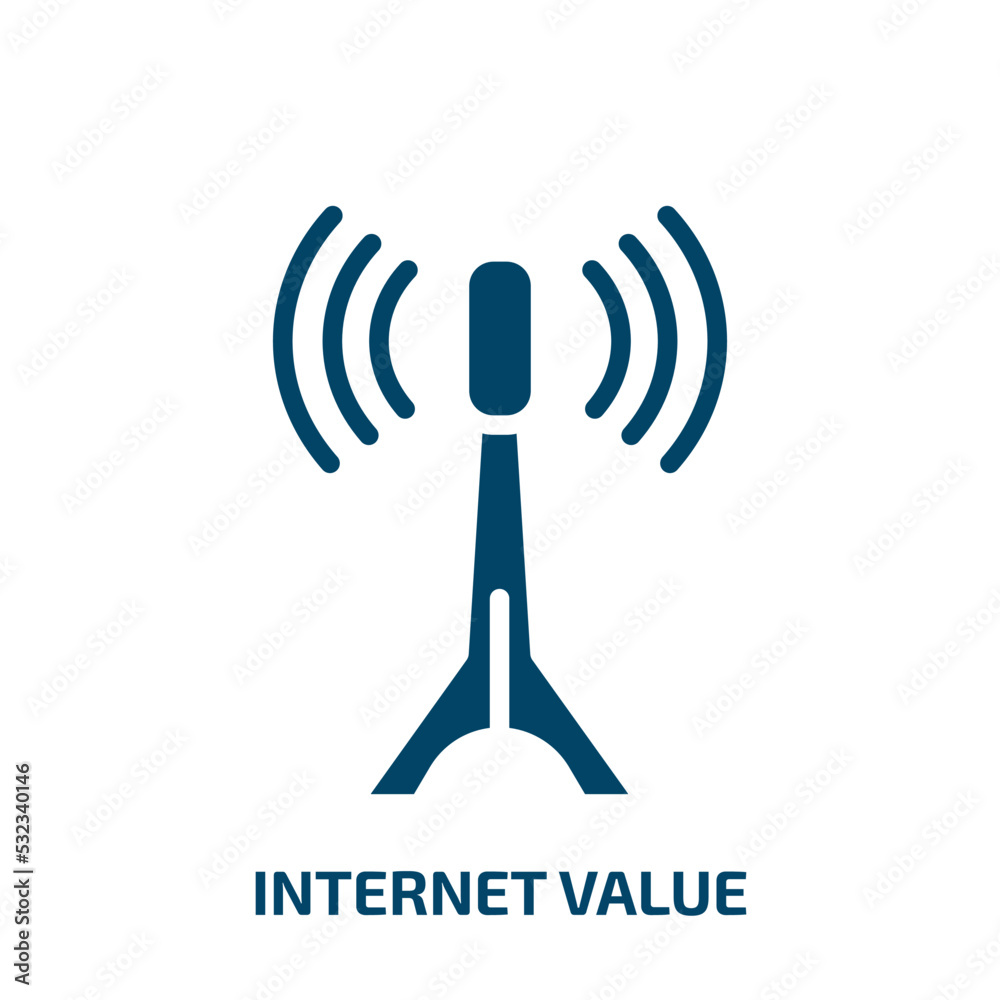 internet value icon from technology collection. Filled internet value, internet, value glyph icons isolated on white background. Black vector internet value sign, symbol for web design and mobile apps internet value icon from technology collection. Filled internet value, internet, value glyph icons isolated on white background. Black vector internet value sign, symbol for web design and mobile apps