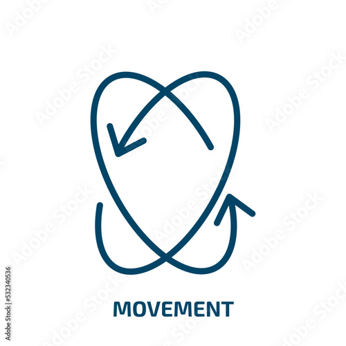 movement icon from transport collection. Filled movement, science, human glyph icons isolated on white background. Black vector movement sign, symbol for web design and mobile apps