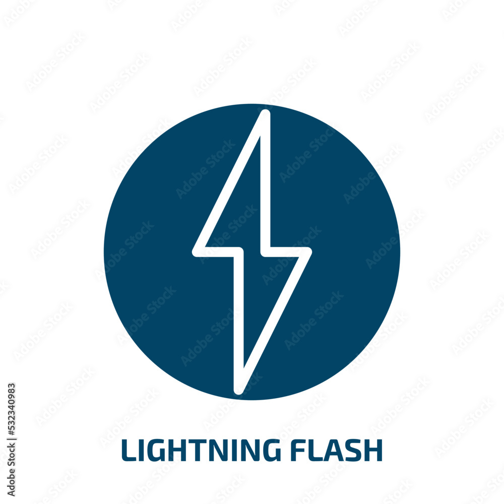 lightning flash icon from user interface collection. Filled lightning flash, simple, thunder glyph icons isolated on white background. Black vector lightning flash sign, symbol for web design and lightning flash icon from user interface collection. Filled lightning flash, simple, thunder glyph icons isolated on white background. Black vector lightning flash sign, symbol for web design and