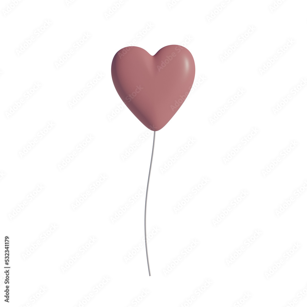 Ballon Love 3D Icon