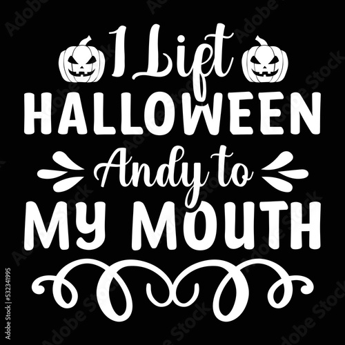 I lift Halloween Andy to my mouth