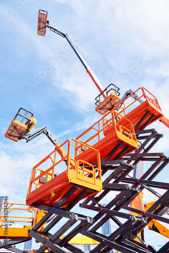 Wallpaper Mural Cranes with cradles on sky Torontodigital.ca